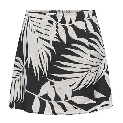 ONLY Onlnova Life Vis Chay Skort AOP, svart, XS ONLY Onlnova Life Vis Chay Skort AOP, svart, XS