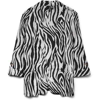 VERO MODA Vmjesmilo 3/4 Loose Blazer WVN Ga Noos, Silverfoder, XL VERO MODA Vmjesmilo 3/4 Loose Blazer WVN Ga Noos, Silverfoder, XL