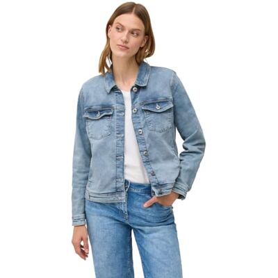 Cecil Dam 2115545 jeansjacka med knapprad, autentisk använd tvätt, XS, Autentisk använd tvätt, XS Cecil Dam 2115545 jeansjacka med knapprad, autentisk använd tvätt, XS, Autentisk använd tvätt, XS