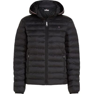 Tommy Hilfiger dam LW VADDERAD GLOBAL RANDIG JACKA pufferjacka, svart, XL, Svart, XL Tommy Hilfiger dam LW VADDERAD GLOBAL RANDIG JACKA pufferjacka, svart, XL, Svart, XL