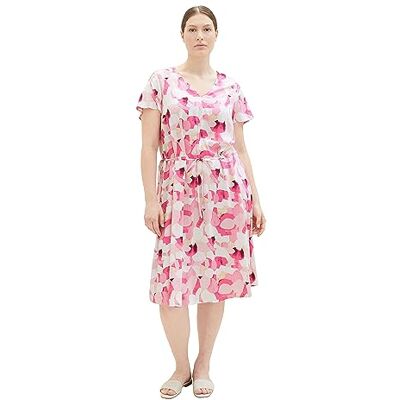 TOM TAILOR Dam 1037301 Plussize klänning, 31803-rosa shapes design, 50, 31803 – Rosa Shapes Design, 50 SE TOM TAILOR Dam 1037301 Plussize klänning, 31803-rosa shapes design, 50, 31803 – Rosa Shapes Design, 50 SE
