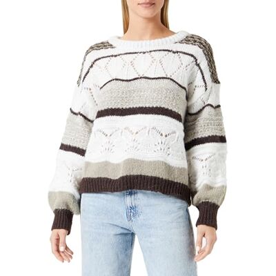 ONLY Onladina Life L/S KNT Noos tröja, Beige, XL ONLY Onladina Life L/S KNT Noos tröja, Beige, XL