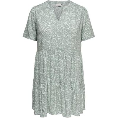 ONLY Carmakoma Carzally Life S/S Thea Tunic Dress Noos, Chinois grön, 50 ONLY Carmakoma Carzally Life S/S Thea Tunic Dress Noos, Chinois grön, 50
