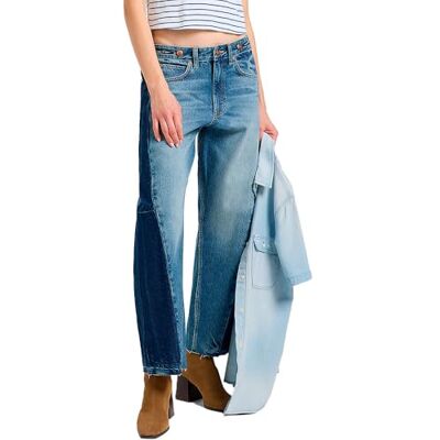 Lee Damjeans, rekonstructed Rider jeans, smal rak passform, raka ben, Blixt blå, 31W x 31L Lee Damjeans, rekonstructed Rider jeans, smal rak passform, raka ben, Blixt blå, 31W x 31L