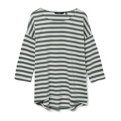 VERO MODA Vmluna Malena 3/4 Top Ga JRS Noos, Laurelkrans, XS VERO MODA Vmluna Malena 3/4 Top Ga JRS Noos, Laurelkrans, XS