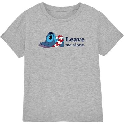 Lilo and Stitch Lilo & Stitch Leave Me Alone unisex barn t-shirt, atletisk ljung, 9-10 år, Atletisk Heather, 9-10 År Lilo and Stitch Lilo & Stitch Leave Me Alone unisex barn t-shirt, atletisk ljung, 9-10 år, Atletisk Heather, 9-10 År