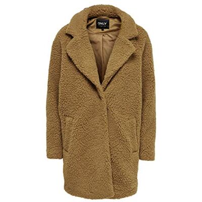 ONLY Onlaurelia Sherpa Coat OTW kappa, Rostad kokosnöt, L ONLY Onlaurelia Sherpa Coat OTW kappa, Rostad kokosnöt, L