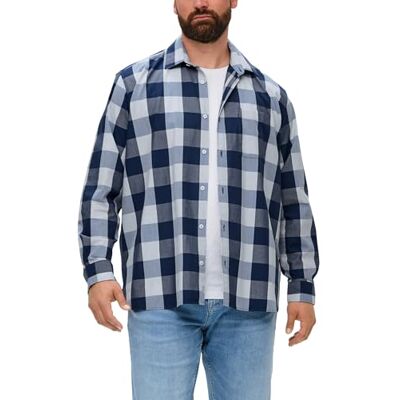 s.Oliver stor storlek skjorta långärmad, 56n1, 3XL s.Oliver stor storlek skjorta långärmad, 56n1, 3XL