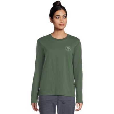 Fjällräven Fjallraven 86989-679 1960 logo T-shirt LS W T-shirt dam djup patina storlek S, Deep Patina, S Fjällräven Fjallraven 86989-679 1960 logo T-shirt LS W T-shirt dam djup patina storlek S, Deep Patina, S