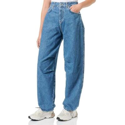 HUGO Ginalena jeans för kvinnor, Ljusblå 430, 27W / 32L HUGO Ginalena jeans för kvinnor, Ljusblå 430, 27W / 32L