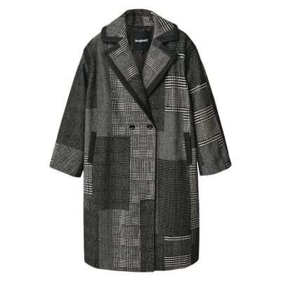 Desigual Kvinnors Abrig_Budapest, 2000 svart overcoat, U Desigual Kvinnors Abrig_Budapest, 2000 svart overcoat, U