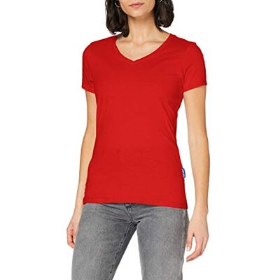 HRM Damer lyx V F Slim Fit, röd, M HRM Damer lyx V F Slim Fit, röd, M