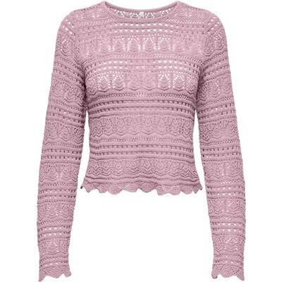 ONLY Onlelke Life Ls pullover KNT Nca, Romance Rose, XXL ONLY Onlelke Life Ls pullover KNT Nca, Romance Rose, XXL