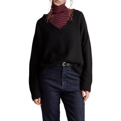 United V-ringad, M/L, Svart, XS United V-ringad, M/L, Svart, XS