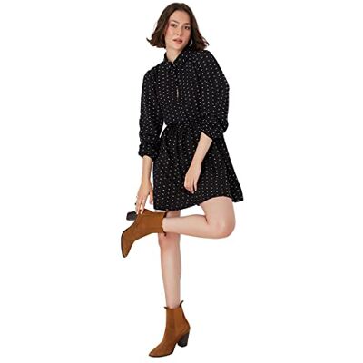 Trendyol Dress – svart – skater, svart, 34 Trendyol Dress – svart – skater, svart, 34