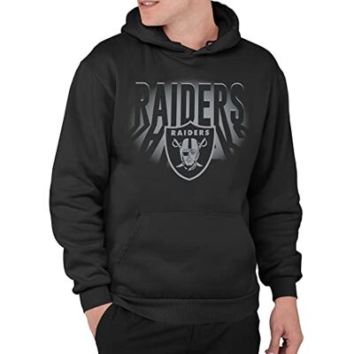 Junk Food unisex NFL team spotlight huvtröja tröja med huva, Las Vegas Raiders – svart, S Junk Food unisex NFL team spotlight huvtröja tröja med huva, Las Vegas Raiders – svart, S