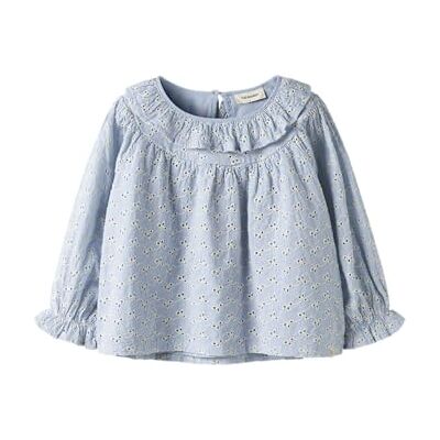 Lil' atelier mini Nmftessie Ls lös skjorta Lil, zen blue, 116 Lil' atelier mini Nmftessie Ls lös skjorta Lil, zen blue, 116