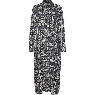 VERO MODA damklänning, Navy Blazer/Aop: gaya, S VERO MODA damklänning, Navy Blazer/Aop: gaya, S