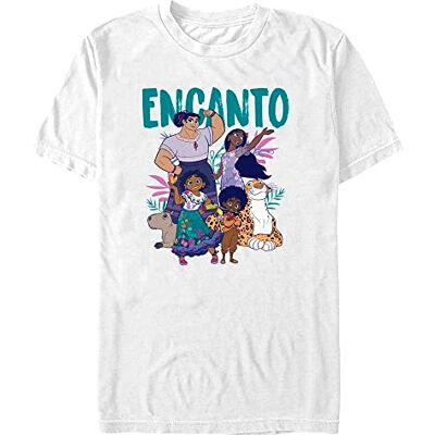 Disney Unisex Encanto Together ekologisk kortärmad t-shirt, vit, XL, Vit, XL Disney Unisex Encanto Together ekologisk kortärmad t-shirt, vit, XL, Vit, XL