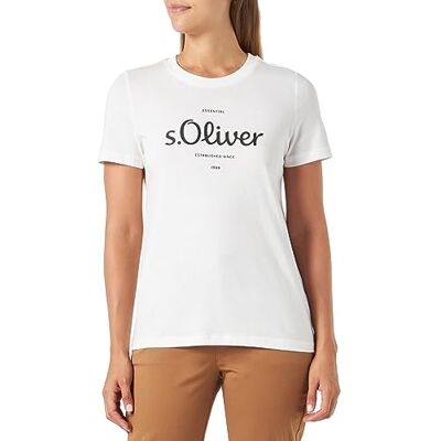 s.Oliver Dam-t-shirt kortärmad vit 34, Vit, 34 s.Oliver Dam-t-shirt kortärmad vit 34, Vit, 34