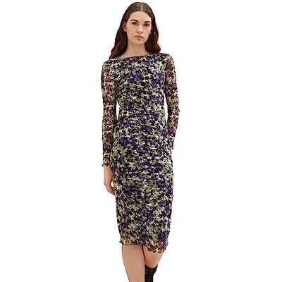 TOM TAILOR Denim Damklänning, 32418 – Lilac Green Flower Print, XXL TOM TAILOR Denim Damklänning, 32418 – Lilac Green Flower Print, XXL
