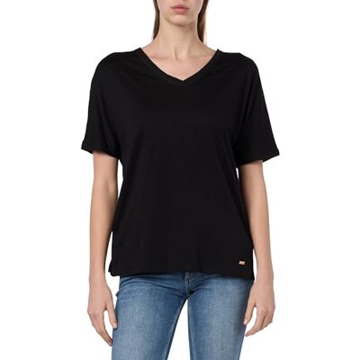 Geox Woman W T-shirt, Black_M, svart, M Geox Woman W T-shirt, Black_M, svart, M
