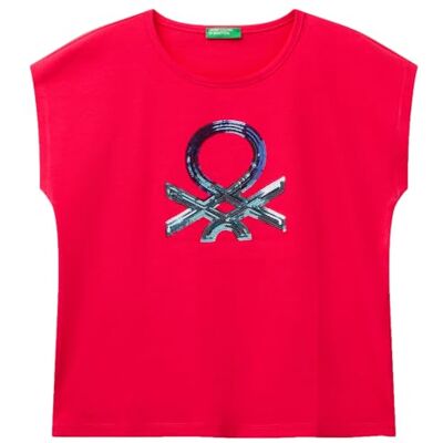 United T-shirt, Rosenröd, 122 United T-shirt, Rosenröd, 122