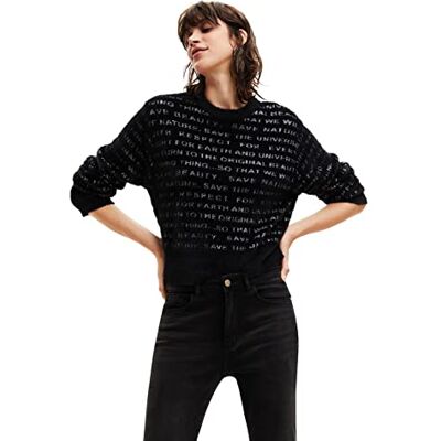 Desigual Damtröja tröja, svart, XL Desigual Damtröja tröja, svart, XL