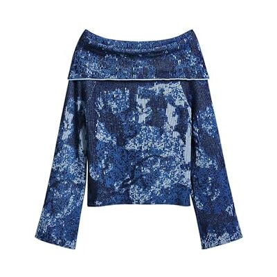 Desigual JERS_TRONDHEIM, 5016 Estate Blue, XS, Blå, XS Desigual JERS_TRONDHEIM, 5016 Estate Blue, XS, Blå, XS