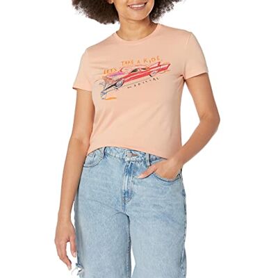 Desigual dam tshirt, röd, XL Desigual dam tshirt, röd, XL