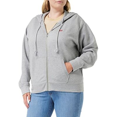 Levi's Standard Zip Sweatshirt Hoodie dam, Starstruck Heather Grey, XXS Levi's Standard Zip Sweatshirt Hoodie dam, Starstruck Heather Grey, XXS