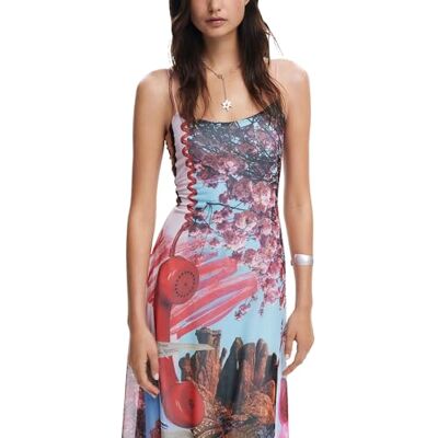 Desigual Vest_SURREAL BLOSSO, 9019 Tutti Fruti, S, Materialfinish, S Desigual Vest_SURREAL BLOSSO, 9019 Tutti Fruti, S, Materialfinish, S