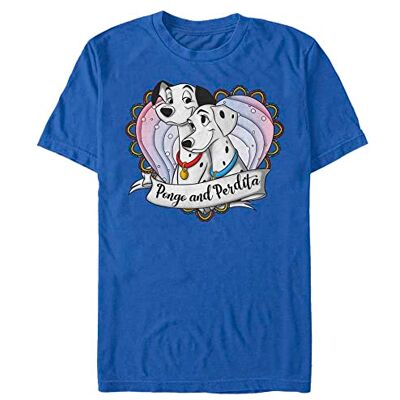 Disney Classics Unisex 101 Dalmatians-Pong and Perdita ekologisk kortärmad t-shirt, ljusblå, XXL, Ljusblå, XXL Disney Classics Unisex 101 Dalmatians-Pong and Perdita ekologisk kortärmad t-shirt, ljusblå, XXL, Ljusblå, XXL
