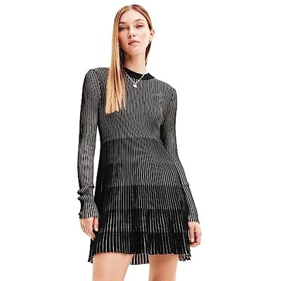 Desigual Vest_Venice Dress, Svart, L Kvinna, Svart, L Desigual Vest_Venice Dress, Svart, L Kvinna, Svart, L