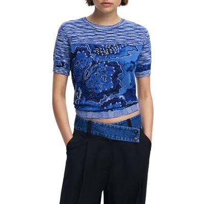 Desigual TS_Danae, 5134 Delft, S, Blå, S Desigual TS_Danae, 5134 Delft, S, Blå, S