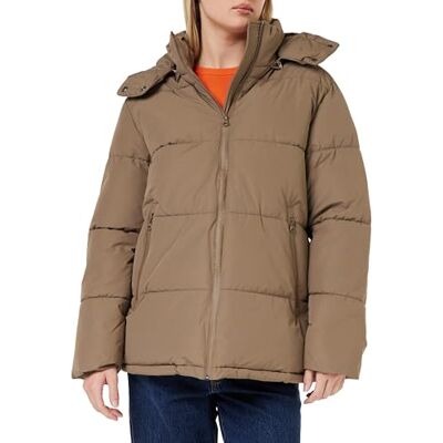 Peppercorn Madison Puffer jacka, dam, Fossil Brown, 40 Peppercorn Madison Puffer jacka, dam, Fossil Brown, 40