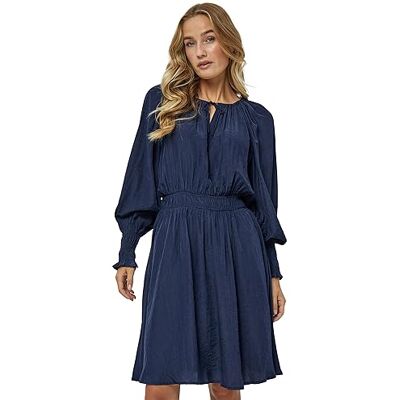 Peppercorn Olara långärmad kort klänning, marinblå, 8, Navy, 34 SE Peppercorn Olara långärmad kort klänning, marinblå, 8, Navy, 34 SE