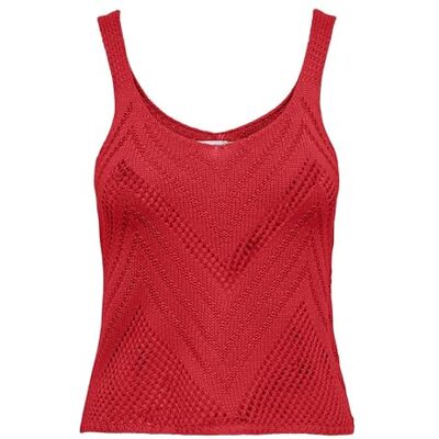 JDY sun Tank Top KNT Noos, Mars röd, XL JDY sun Tank Top KNT Noos, Mars röd, XL