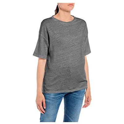 Replay Dam W3786 T-shirt, 319 grå, XS, 319 grå, XS Replay Dam W3786 T-shirt, 319 grå, XS, 319 grå, XS