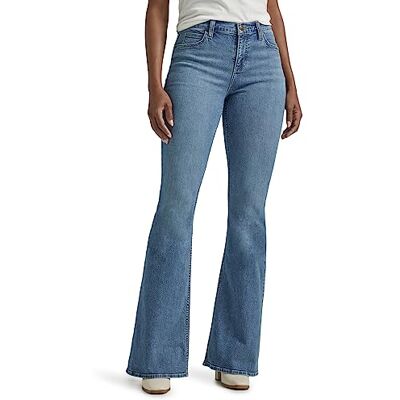 Lee Legendary Damjeans, normalhög midja, utsvängda ben, 44 lång Lee Legendary Damjeans, normalhög midja, utsvängda ben, 44 lång