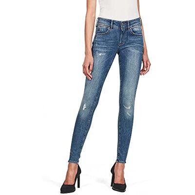 G-STAR RAW dam Lynn medelmidja super skinny jeans G-STAR RAW dam Lynn medelmidja super skinny jeans