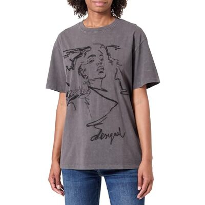 Desigual TS_Budapest, 6020 Topo, XL, Brun, XL Desigual TS_Budapest, 6020 Topo, XL, Brun, XL