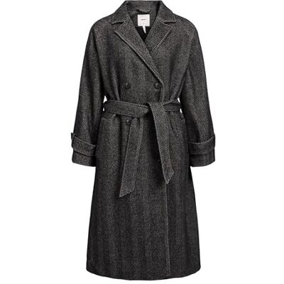 Object Objekt OBJKEILY L/S COAT NOOS, Medium grå melange/mönster: svart fiskben, 34 Object Objekt OBJKEILY L/S COAT NOOS, Medium grå melange/mönster: svart fiskben, 34
