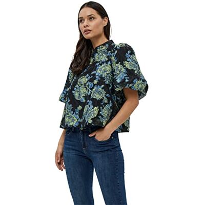 Minus Dam Mistia Blus 2, Havsblå Tryck, 18, Ocean Blue Tryck, 44 SE Minus Dam Mistia Blus 2, Havsblå Tryck, 18, Ocean Blue Tryck, 44 SE