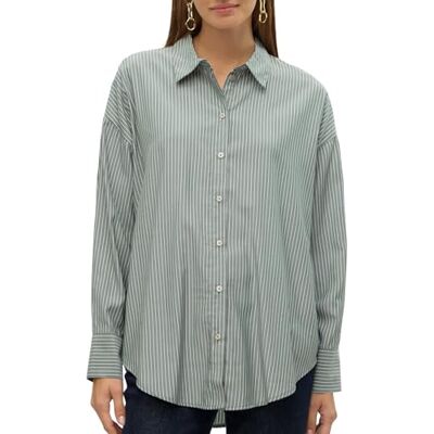 VERO MODA Vmnora Ls Oversize Shirt WVN Ga Noos, Laurelkrans, M VERO MODA Vmnora Ls Oversize Shirt WVN Ga Noos, Laurelkrans, M