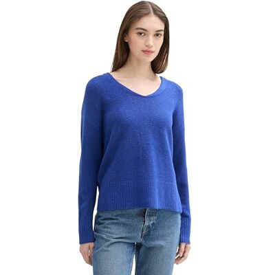 TOM TAILOR Denim damtröja, 36397 – anemon blå melange, M TOM TAILOR Denim damtröja, 36397 – anemon blå melange, M