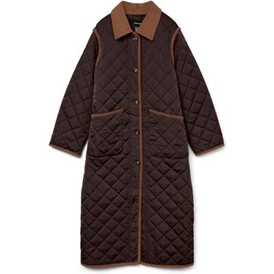VERO MODA Vmemily Long Coat Boo, Choklad tårta, L VERO MODA Vmemily Long Coat Boo, Choklad tårta, L