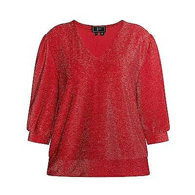 COBIE glittertröja för kvinnor, röd, XS COBIE glittertröja för kvinnor, röd, XS