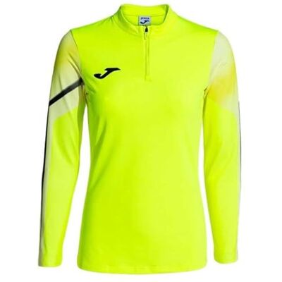 Joma Sweatshirt för män Elite XI, Fluorgul, svart, M Joma Sweatshirt för män Elite XI, Fluorgul, svart, M