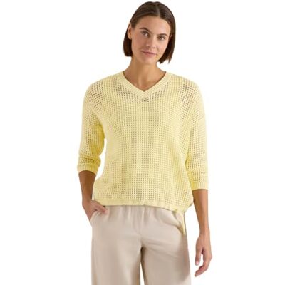 Cecil Crochet pullover Light Buttermilk Yellow XL Cecil Crochet pullover Light Buttermilk Yellow XL